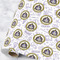Dental Insignia / Emblem Wrapping Paper Roll - Large - Satin (Personalized)