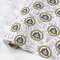 Dental Insignia / Emblem Wrapping Paper Roll - Matte - Medium - Main