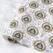 Dental Insignia / Emblem Wrapping Paper Roll - Medium - Matte (Personalized)