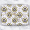 Dental Insignia / Emblem Wrapping Paper Roll - Matte - Wrapped Box