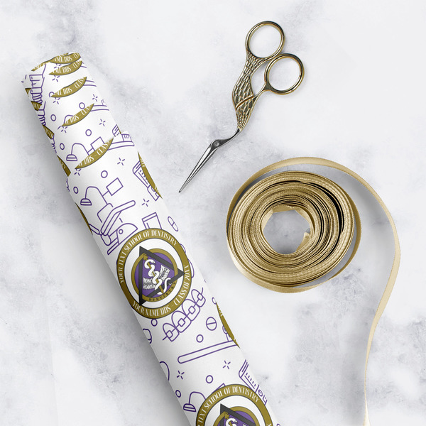 Dental Insignia / Emblem Wrapping Paper Rolls - Lifestyle 1