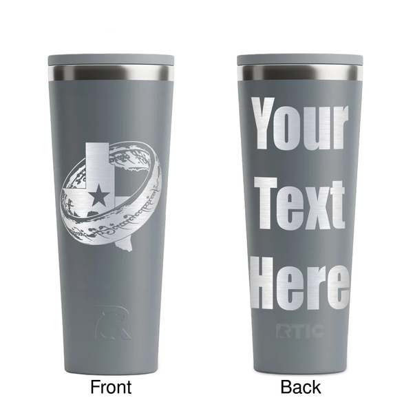 Middle Earth: Strategy Battle Game Grey RTIC Everyday Tumbler - 28 oz. - Front and Back