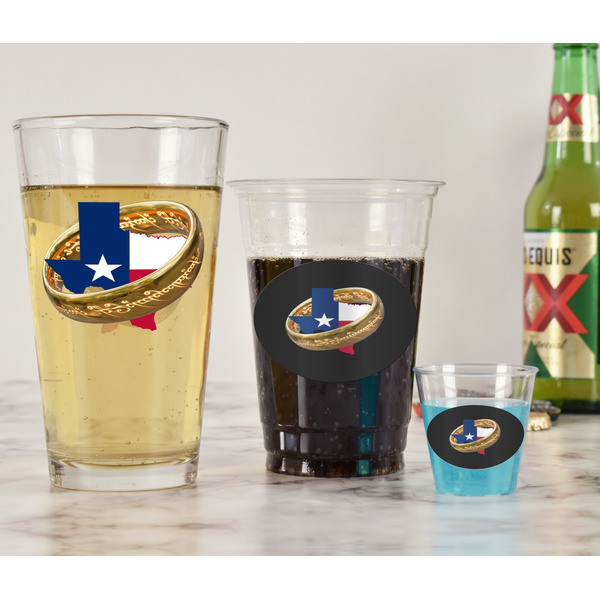 Middle Earth: Strategy Battle Game Pint Glass - Two Content - In Context