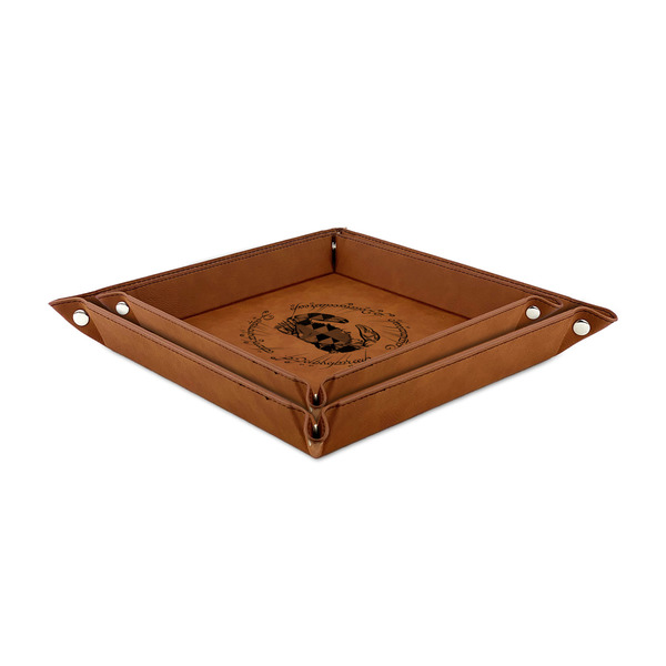 Maryland ME:SBG Crab Logo Leather Valet Trays - TRAYS STACKED (both trays)