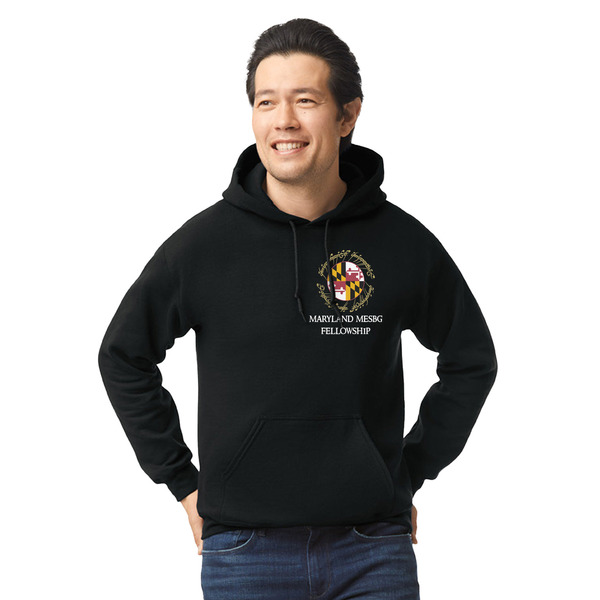 Custom Maryland ME:SBG Flag Logo Hoodie - Black