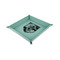 Maryland ME:SBG Coat of Arms Logo Faux Leather Dice Tray - 6" x 6" - Teal