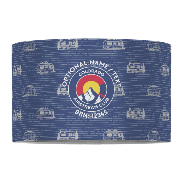 Colorado Airstream Club 12" Drum Lampshade - FRONT (Fabric)