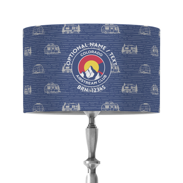 Colorado Airstream Club 12" Drum Lampshade - ON STAND (Fabric)