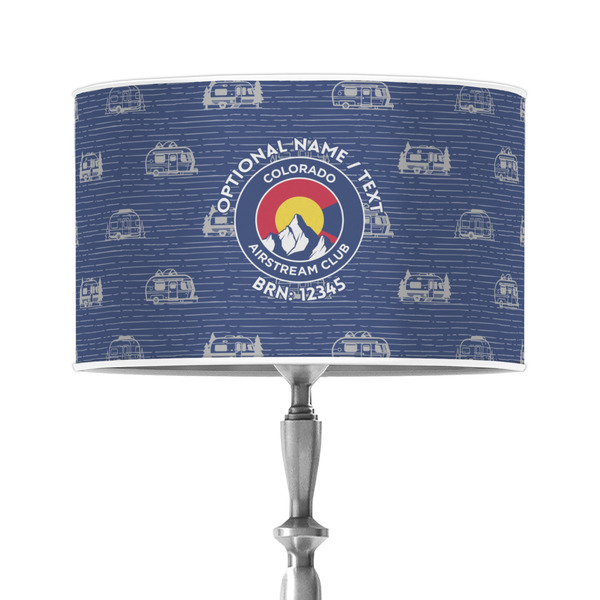 Custom Colorado Airstream Club 12" Drum Lamp Shade - Poly-film