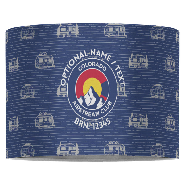 Colorado Airstream Club 16" Drum Lampshade - Front (Fabric)