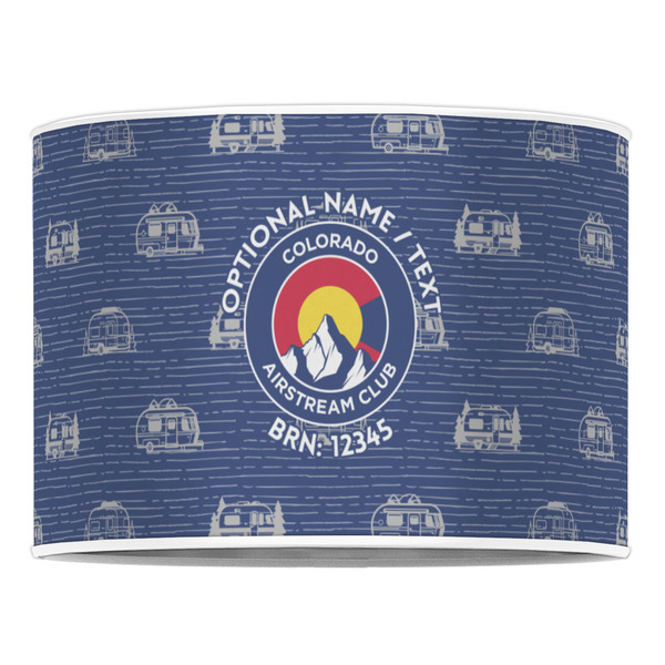 Colorado Airstream Club 16" Drum Lampshade - Front (Poly Film)
