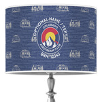 Colorado Airstream Club Drum Lamp Shade