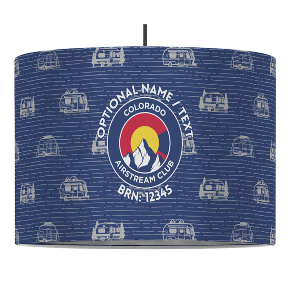 Colorado Airstream Club 16" Drum Lampshade - PENDANT (Fabric)