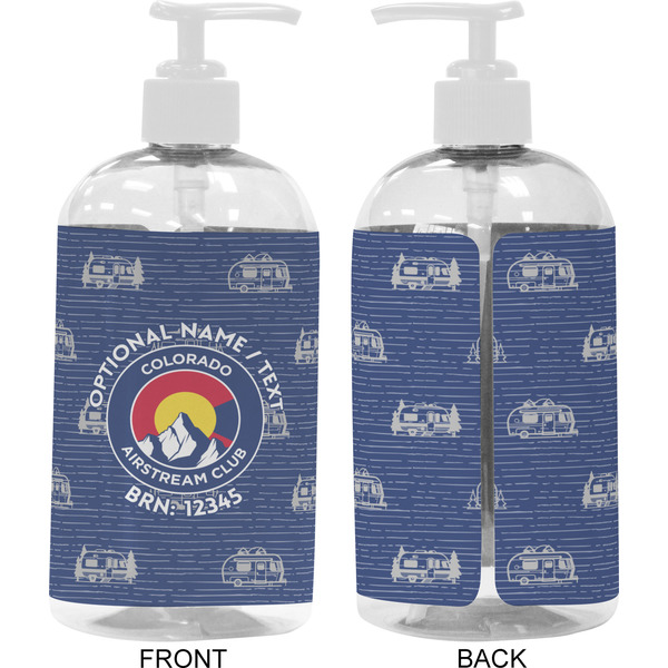 Colorado Airstream Club 16 oz Plastic Liquid Dispenser - Approval - White