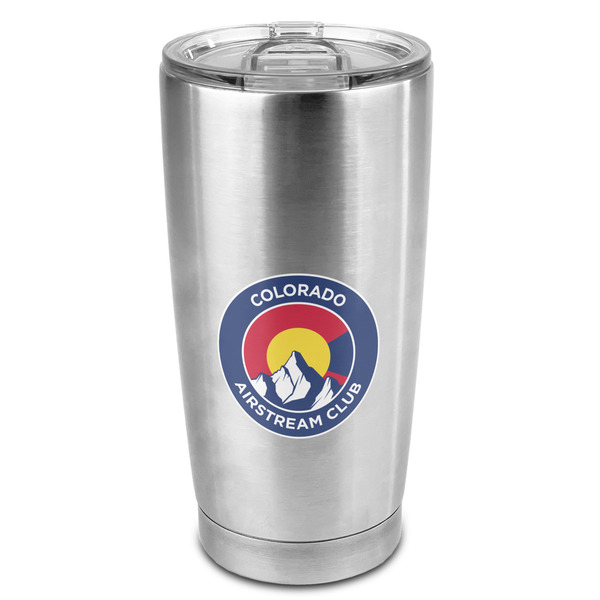 Custom Colorado Airstream Club 20oz Stainless Steel Double Wall Tumbler - Full Print