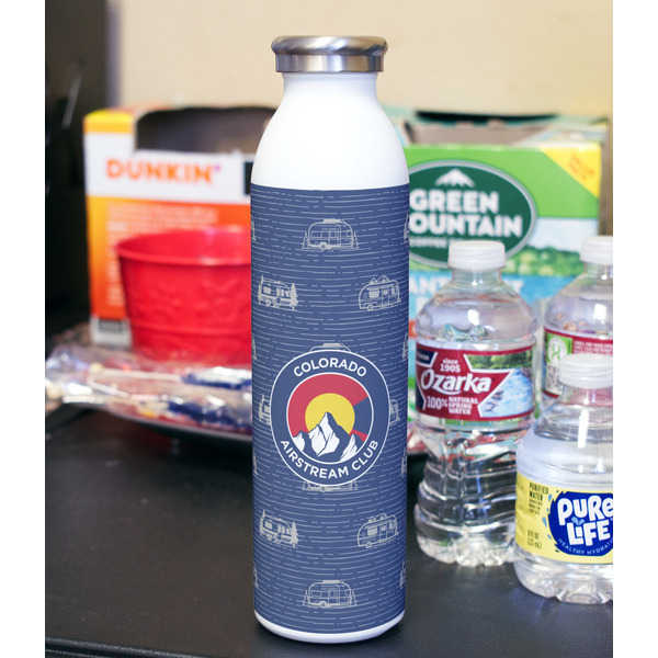 Colorado Airstream Club 20oz Water Bottles - Full Print - In Context