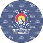 Colorado Airstream Club Multipurpose Round Labels - Custom Sized