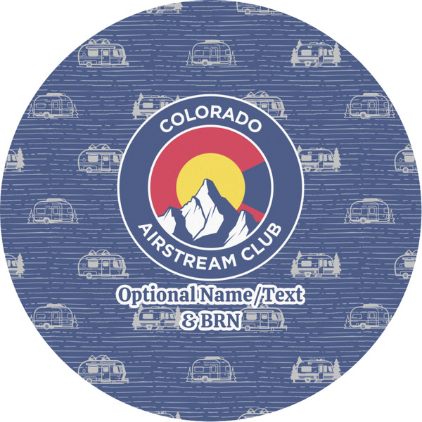 Custom Colorado Airstream Club Multipurpose Round Labels - Custom Sized