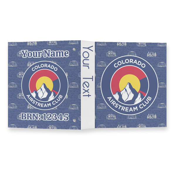 Colorado Airstream Club 3 Ring Binders - Full Wrap - 1" - Open Outside