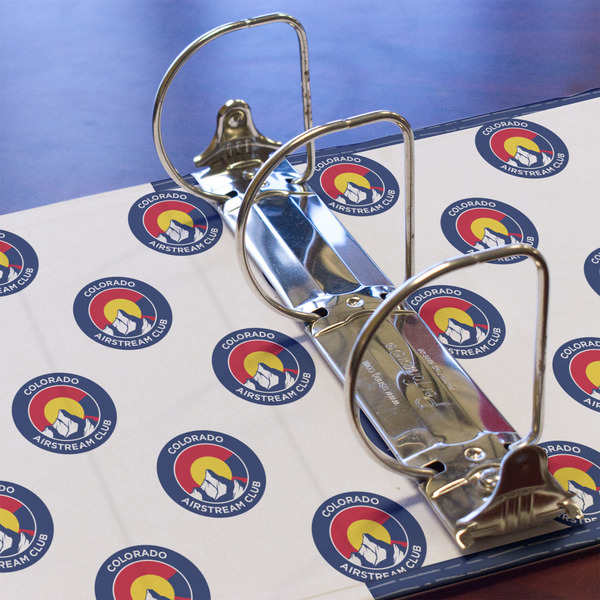 Colorado Airstream Club 3 Ring Binders - Full Wrap - 3" - Detail