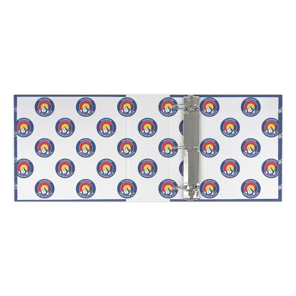 Colorado Airstream Club 3 Ring Binders - Full Wrap - 3" - Open Inside
