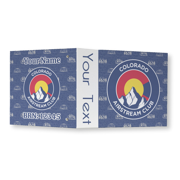 Colorado Airstream Club 3 Ring Binders - Full Wrap - 3" - Open Outside