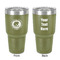 Colorado Airstream Club 30 oz Stainless Steel Tumbler - Olive - Double-Sided