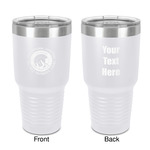 Colorado Airstream Club 30 oz Stainless Steel Tumbler - White - Double-Sided