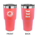 Colorado Airstream Club 30 oz Stainless Steel Tumbler - Coral - Double-Sided