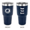 Colorado Airstream Club 30 oz Stainless Steel Tumbler - Navy - Double-Sided