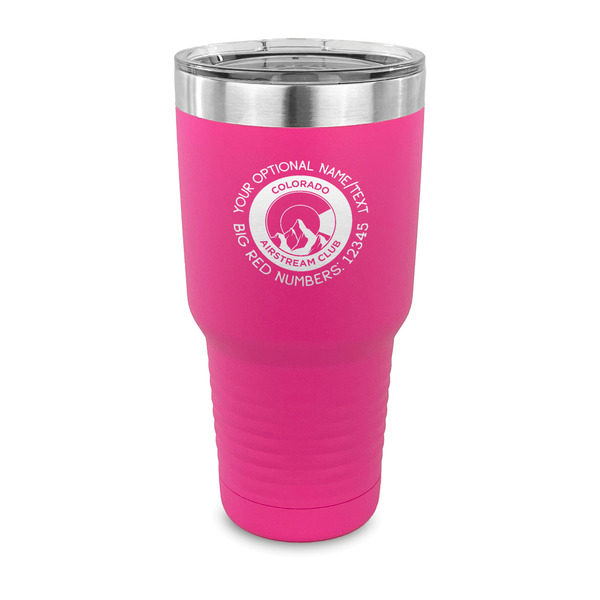 Custom Colorado Airstream Club 30 oz Stainless Steel Tumbler - Pink - Single-Sided