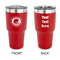 Colorado Airstream Club 30 oz Stainless Steel Tumbler - Red - Double-Sided