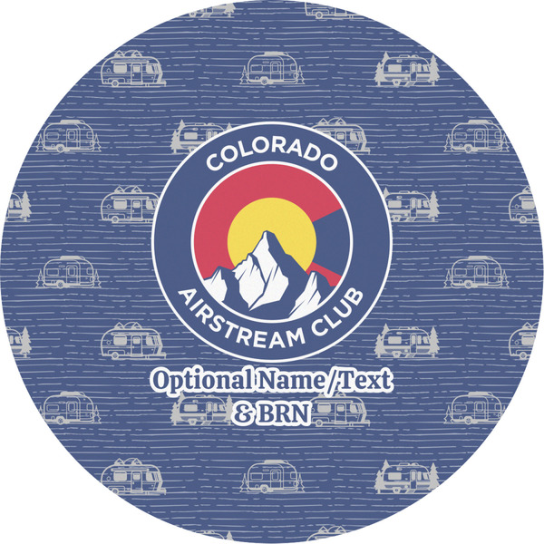 Custom Colorado Airstream Club Multipurpose Round Labels - 4"