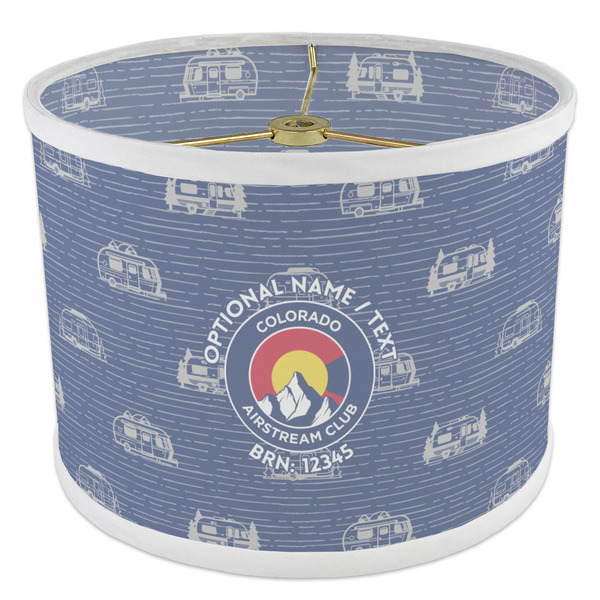 Colorado Airstream Club 8" Drum Lampshade - ANGLE Poly-Film