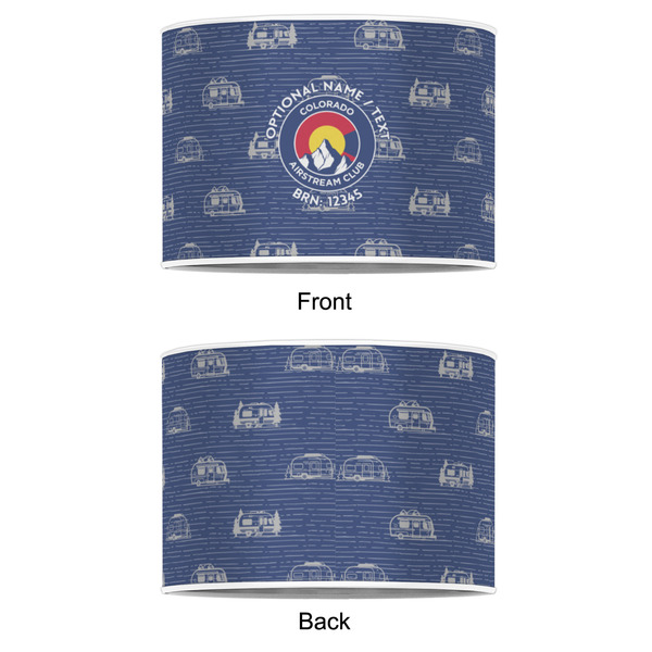 Colorado Airstream Club 8" Drum Lampshade - APPROVAL (Poly Film)
