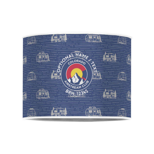 Colorado Airstream Club 8" Drum Lampshade - FRONT (Poly Film)