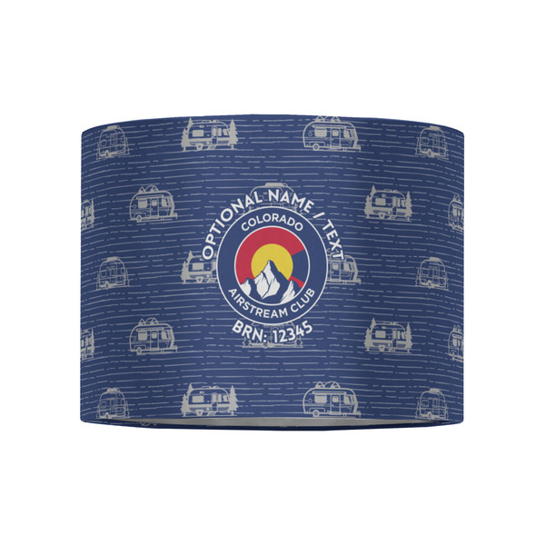 Colorado Airstream Club 8" Drum Lampshade - Front (Fabric)