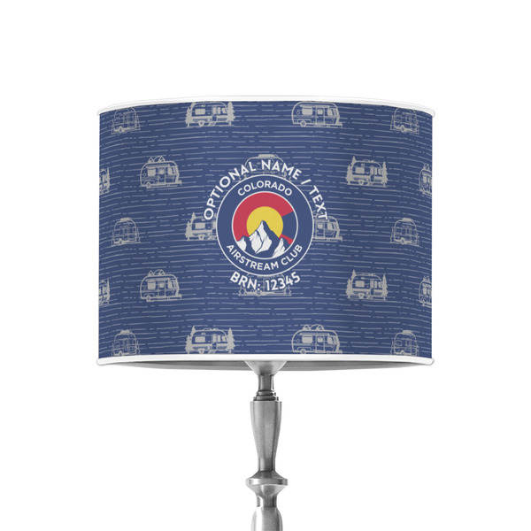 Colorado Airstream Club 8" Drum Lampshade - ON STAND (Poly Film)