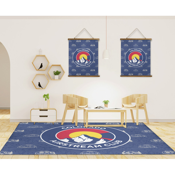 Colorado Airstream Club 8'x10' Indoor Area Rugs - IN CONTEXT