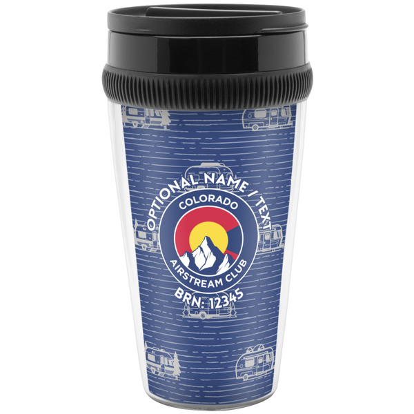 Colorado Airstream Club Acrylic Travel Mug - Without Handle - Front