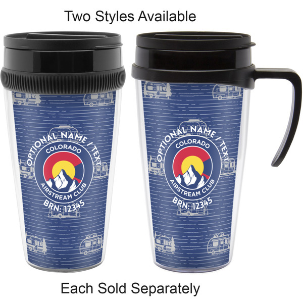 Colorado Airstream Club Acrylic Travel Mugs - With & Without Handle