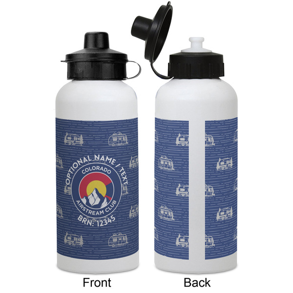 Colorado Airstream Club Aluminum Water Bottle - White APPROVAL
