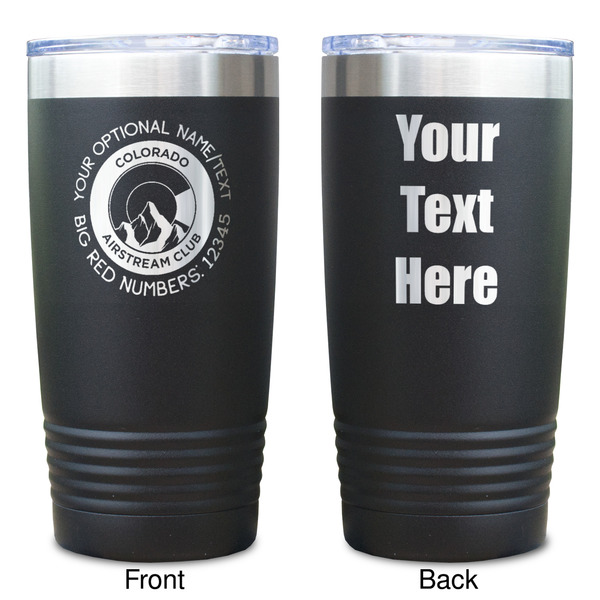 Colorado Airstream Club Black Polar Camel Tumbler - 20oz - Double Sided  - Approval