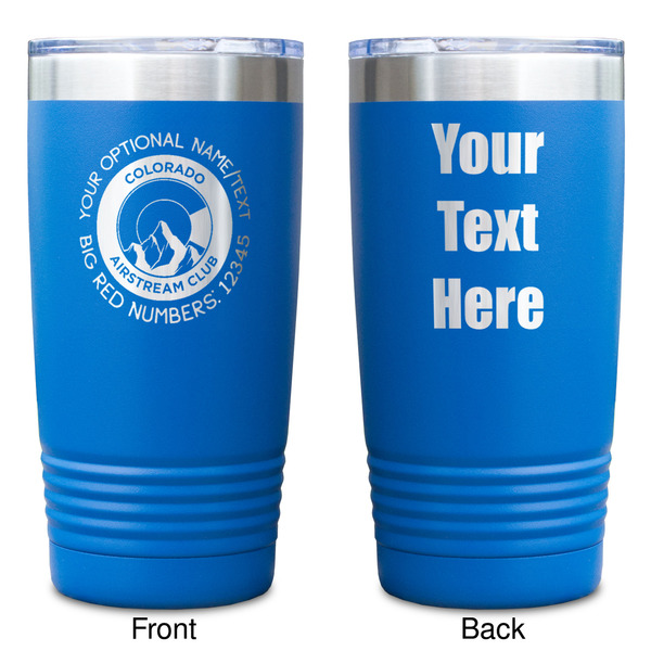 Colorado Airstream Club Blue Polar Camel Tumbler - 20oz - Double Sided - Approval