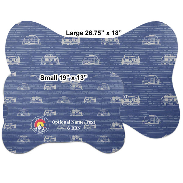 Colorado Airstream Club Bone Shaped Mat Comparison