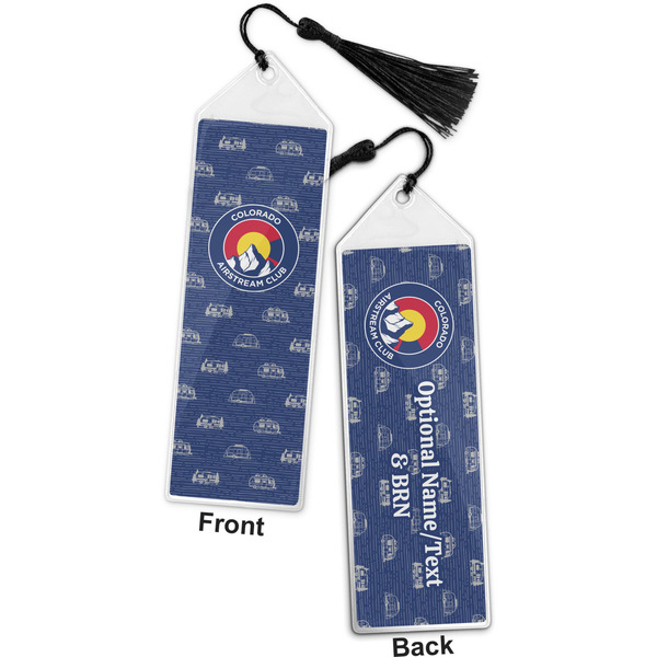 Colorado Airstream Club Bookmark w/ Tassel - Front and Back