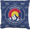 Colorado Airstream Club Faux-Linen Throw Pillow 20"