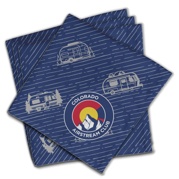 Colorado Airstream Club Cloth Napkins - Personalized Dinner (PARENT MAIN Set of 4)