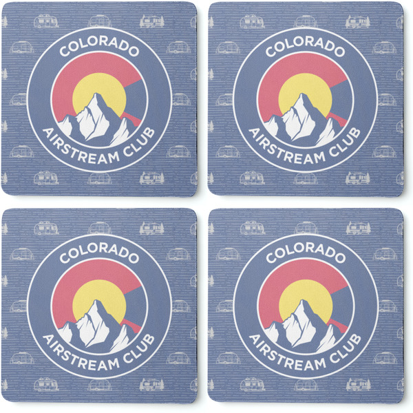 Colorado Airstream Club Coaster Rubber Back - Apvl