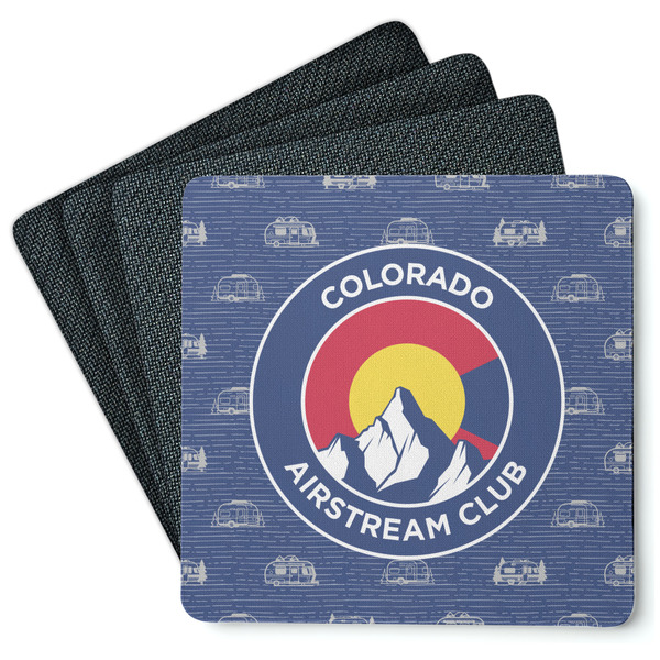 Colorado Airstream Club Coaster Rubber Back - Main
